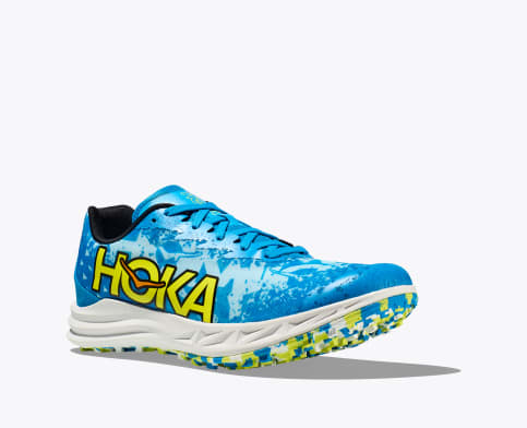 Hoka Unisex Crescendo XC Spikeless Shoe - Diva Blue/Evening Primrose Dive Blue/Evening Primrose