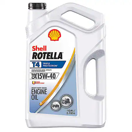 Shell 15W-40 Rotella 1 Gal engine oil