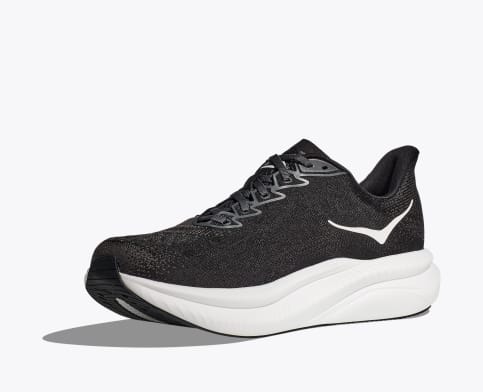 Hoka Men's Mach 6 Shoe - Black/White Black/White