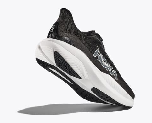 Hoka Men's Mach 6 Shoe - Black/White Black/White