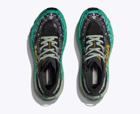 Hoka Women's Speedgoat 6 Shoe - Black/Aloe Vera Black/Aloe Vera