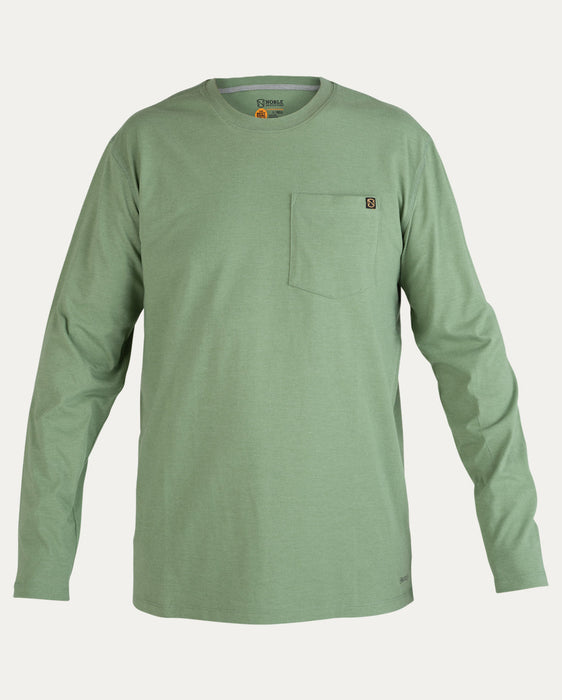 Noble Outfitters Best Dang Long Sleeve Pocket Tee oden Heather / REG / L