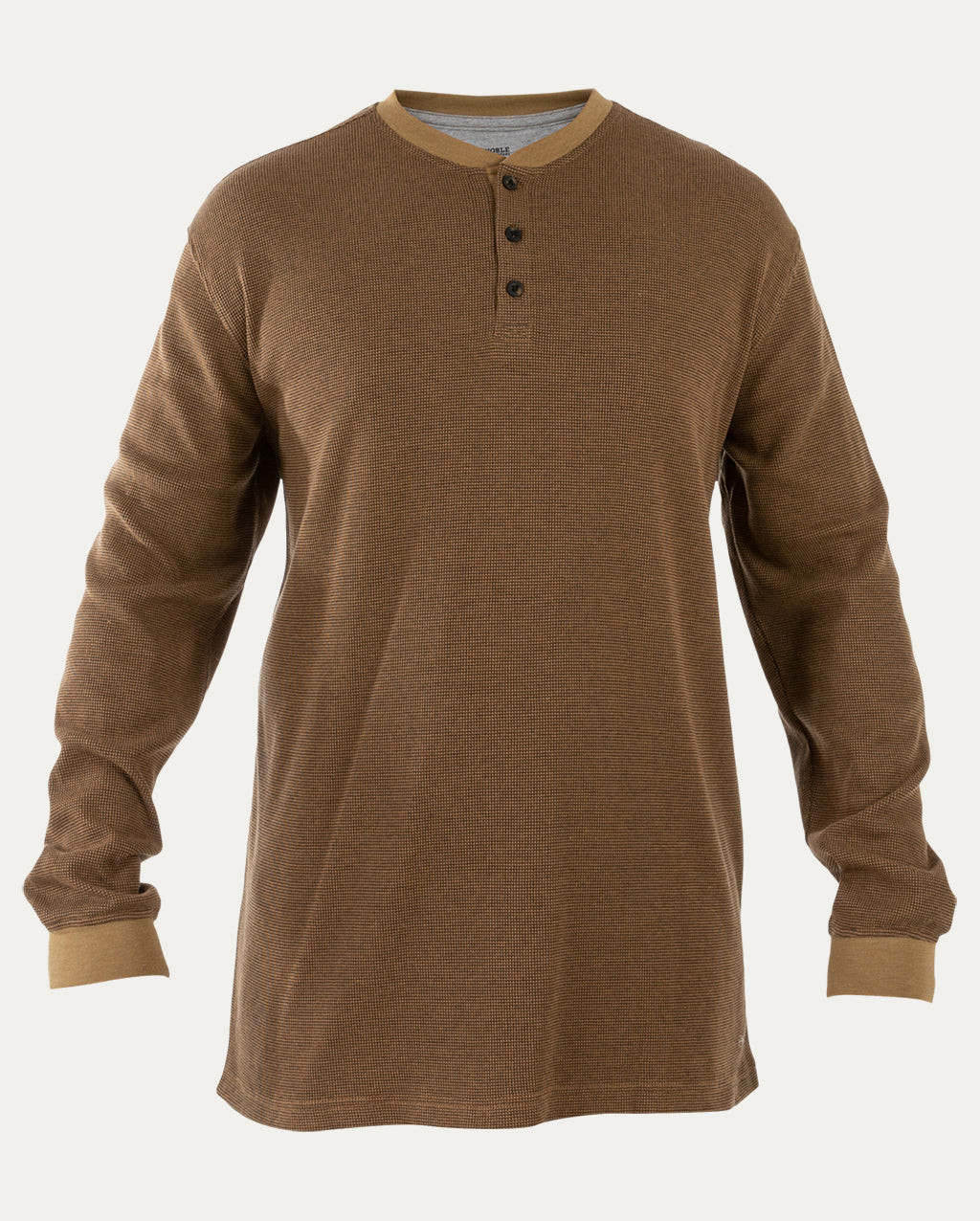 Noble Outfitters Men's FullFlexx Henley Coyote