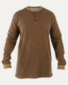 Noble Outfitters Men's FullFlexx Henley Coyote