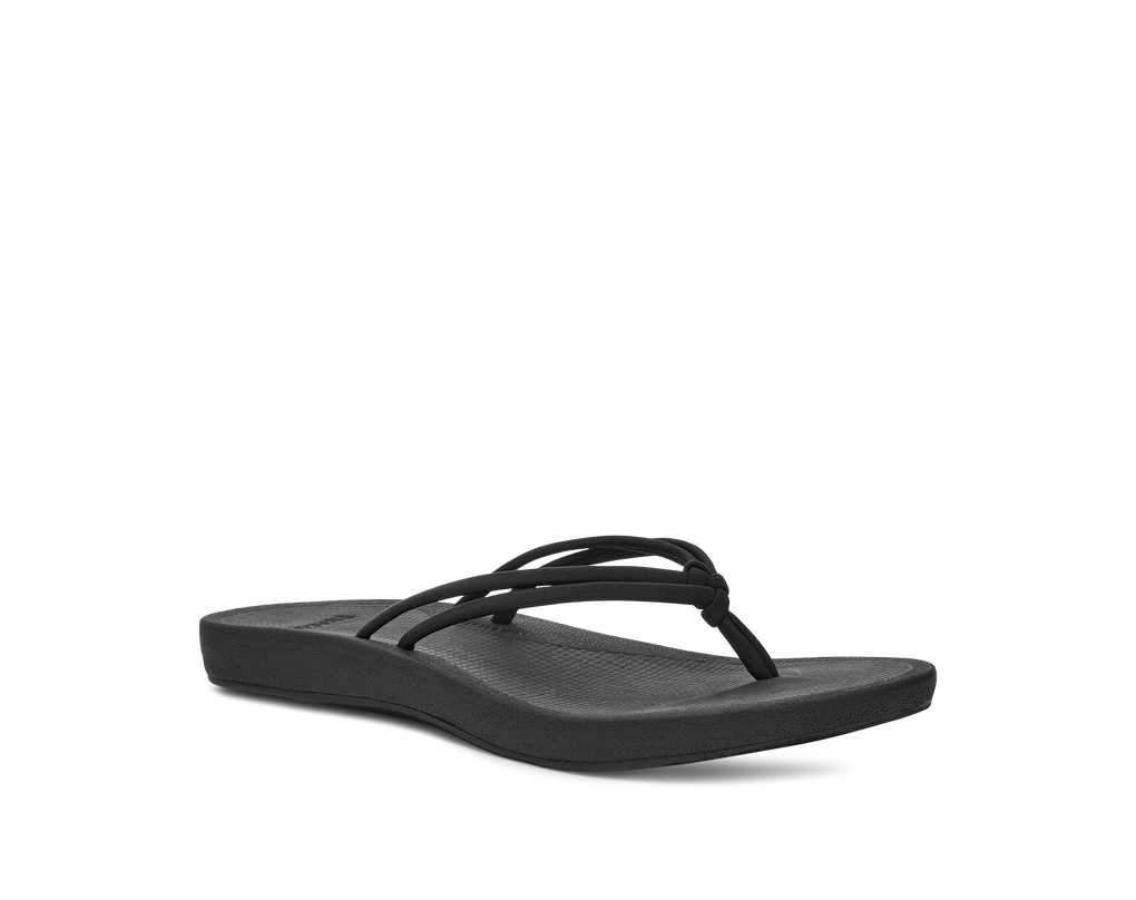 Sanuk Women's Cosmic Sands Sandal - Black Black