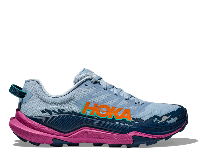 Hoka Women's Torrent 4 Shoe - Drizzle/Fuchsia Drizzle/Fuchsia