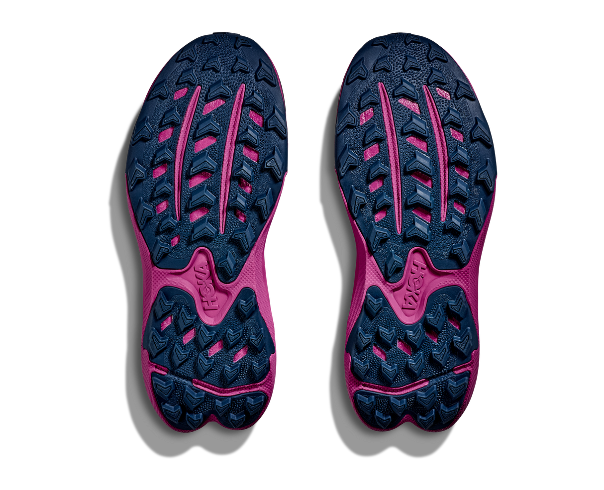 Hoka Women's Torrent 4 Shoe - Drizzle/Fuchsia