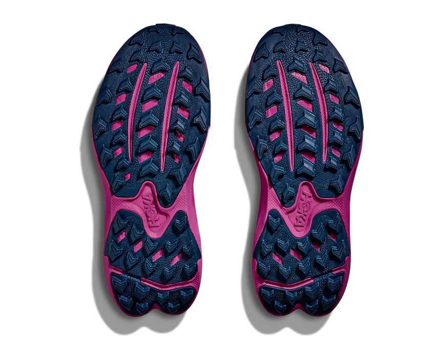 Hoka Women's Torrent 4 Shoe - Drizzle/Fuchsia