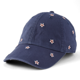 Life Is Good Daisy Ditsy Pattern Chill Cap - Darkest Blue Darkest Blue