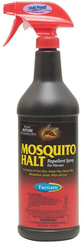 Farnam Companies Mosquito Halt Repellent Spray for Horses - 32oz