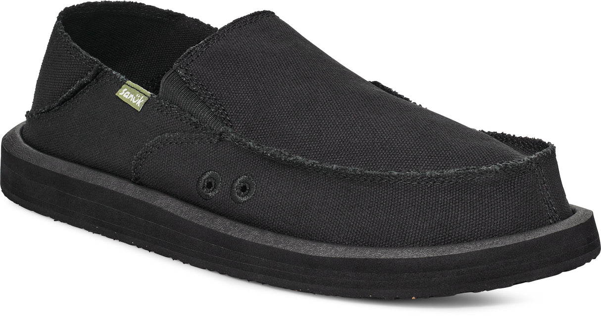 Sanuk Men's Donny Shoe - Blackout Blackout