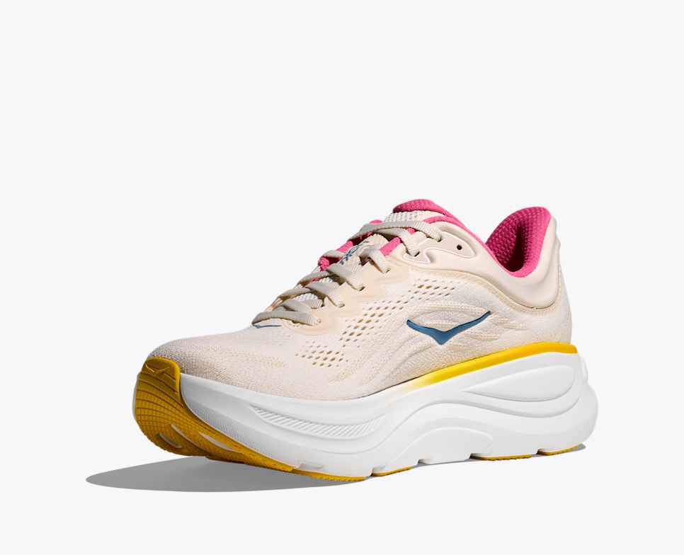 Hoka Bondi 9 Womens Shoe Alabaster/birch