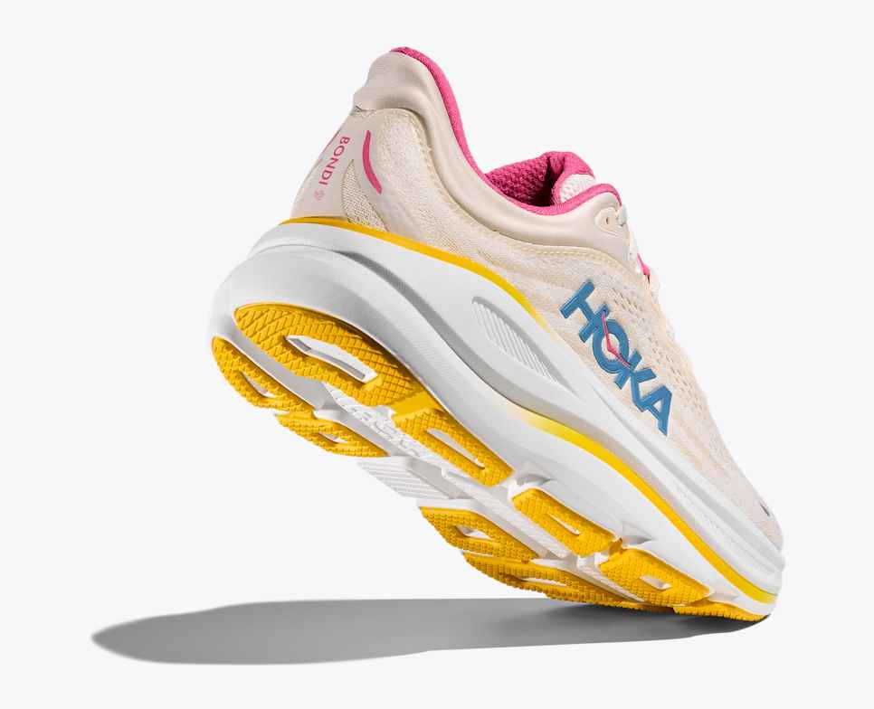 Hoka Bondi 9 Womens Shoe Alabaster/birch