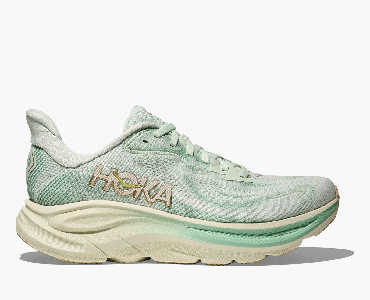 Hoka Womens Clifton 10 Sea Glass Jadeite