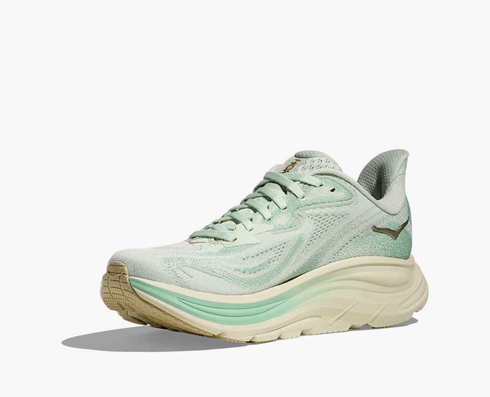 Hoka Clifton 10 Womens Shoe Sea glass/jadeite