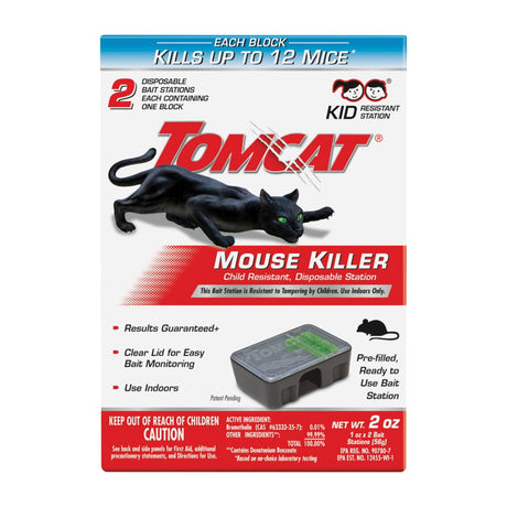 Tomcat Disposable Mouse Bait Station 2PK