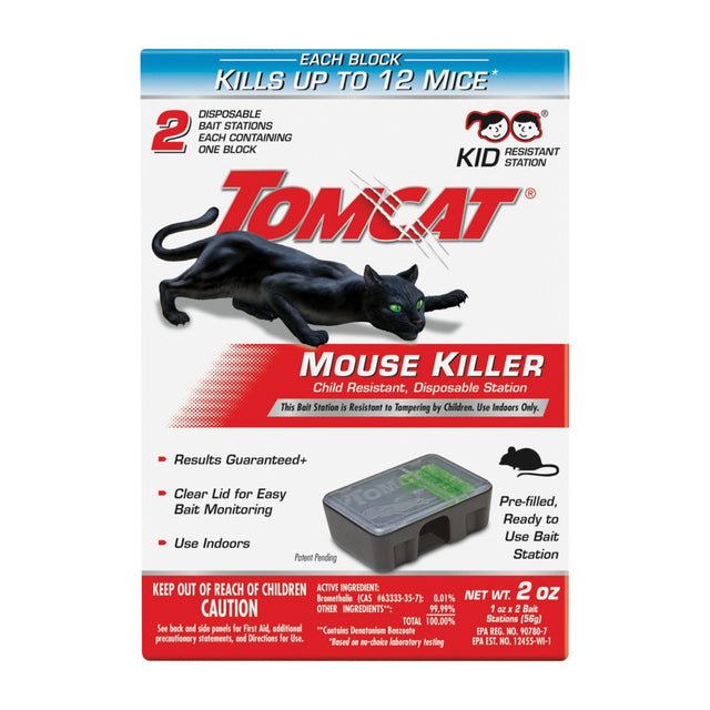 Tomcat Disposable Mouse Bait Station 2PK