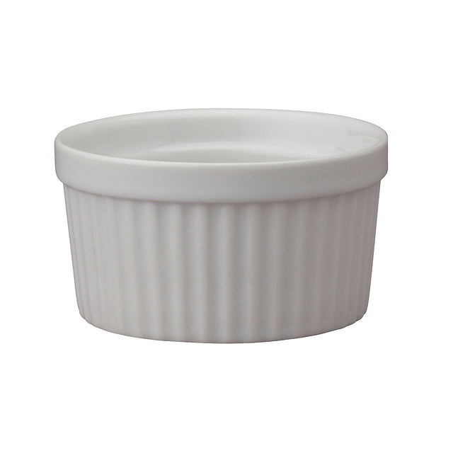 HIC Souffle Ramekin White