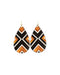 Blazin Roxx Leather Teardrop Earrings