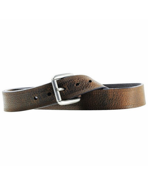 Ariat Mens Triple Stitch Leather Work Belt - Brown Brown / 30