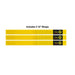 Wrap It 12-inch Quick-Straps 3 Pack - Yellow