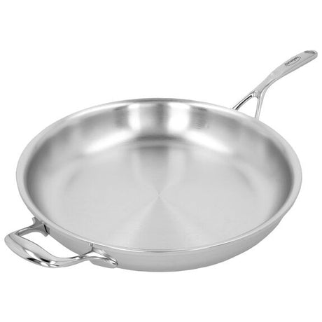 Demeyere 12.5-inch Stainless Steel Proline Fry Pan with Helper Handle