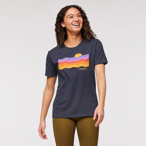 Cotopaxi Women's Disco Wave T-shirt Graphite