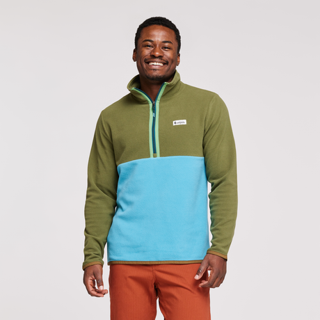 Cotopaxi Men's Amado Fleece Pullover Pine/poolside