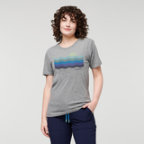 Cotopaxi Women's Disco Wave T-shirt Heather grey