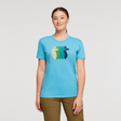 Cotopaxi Women's Llama Sequence T-shirt Poolside