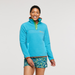 Cotopaxi Women's Teca Fleece Pullover Water Slide