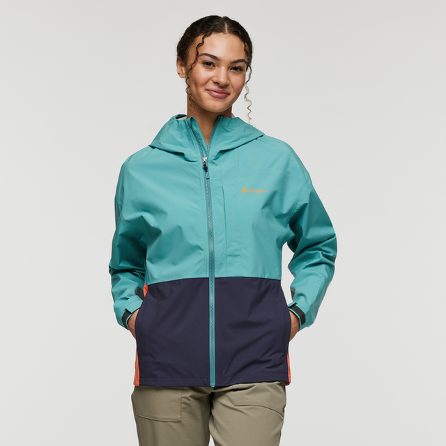 Cotopaxi Women's Cielo Rain Jacket - Coastal/Graphite Coastal/Graphite