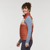 Cotopaxi Women's Fuego Down Vest - Faded Brick Stripes Faded Brick Stripes