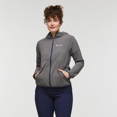 Cotopaxi Women's Vuelta Performance Windbreaker Jacket - Cinder Cinder