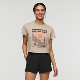 Cotopaxi Womens Western Hills Crop T-Shirt - Oatmeal Oatmeal