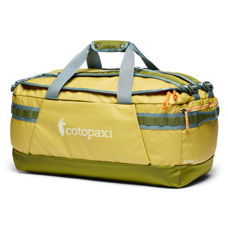 Cotopaxi Allpa Getaway Duffel Lemongrass And Cedar 70l Lemongrass and cedar