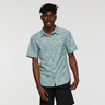 Cotopaxi Mens Cambio Button Up Shirt - Print - Seaweed Foam Seaweed Foam