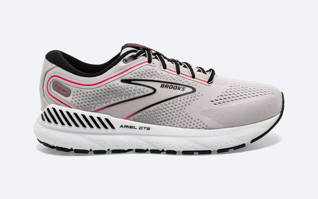 Brooks Women's Ariel GTS 23 Shoe Grey/Black/Pink