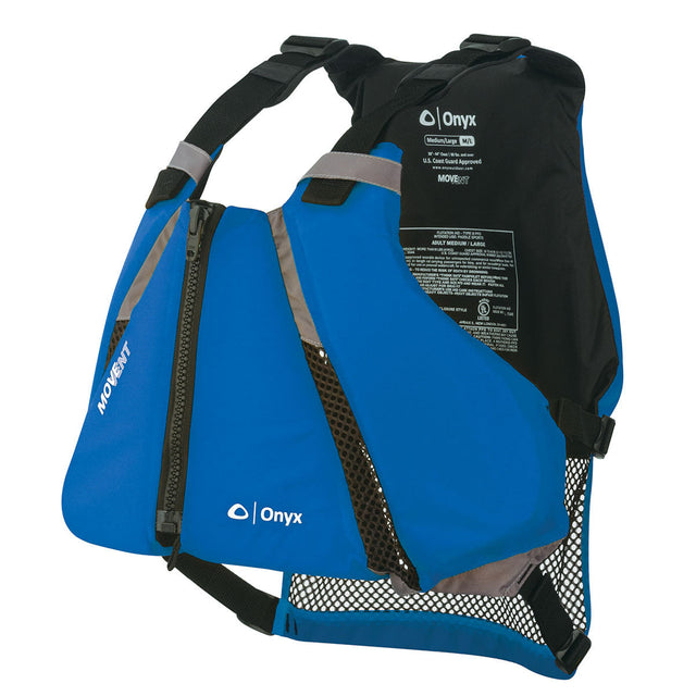 Onyx MoveVent Curve Life Jacket (PFD) - Blue, XL/2XL Blue