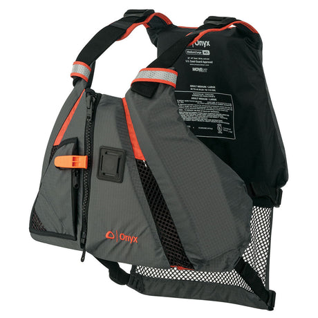 Onyx MoveVent Dynamic Life Jacket (PFD) - Orange, MD/LG Orange