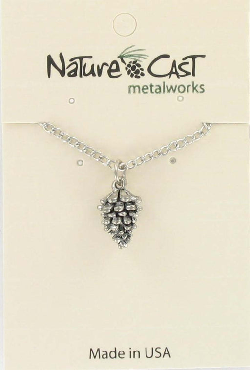Nature Cast Metalworks Pinecone Pendant Necklace