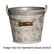 robert allen home & garden Planter with Handle Charcoal