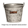 robert allen home & garden Planter with Handle Charcoal