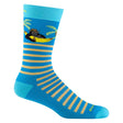 Darn Tough Vermont Wild Life Crew Lightweight With Cushion Mens Sock Polarbear