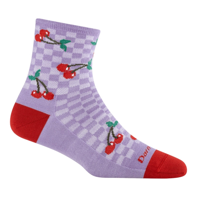 Darn Tough Fruit Stand Shorty Lightweight Cherry Lavender