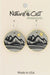 Nature Cast Metalworks Two Tone Mountain Disc Dangle Earring