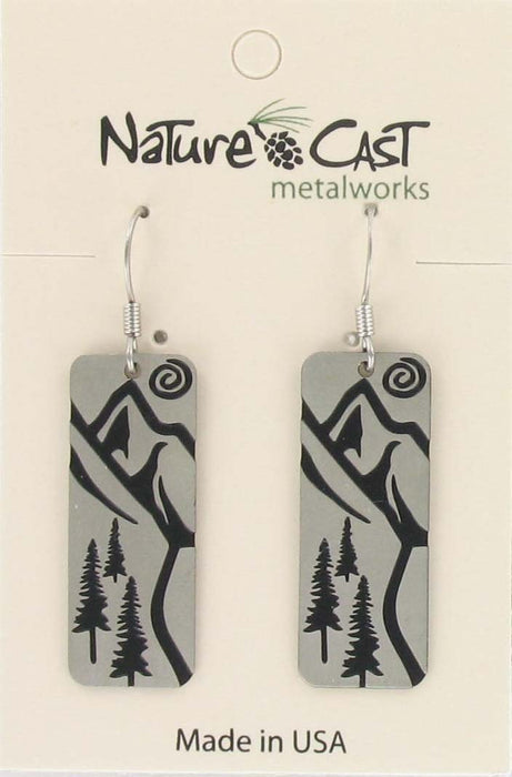Nature Cast Metalworks Trail Disc Dangle Earring