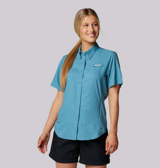 Columbia Women's Tamiami II Short Sleeve Shirt - Canyon Blue Canyon Blue