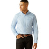 10058987 Mns Wf Donte Fitted Shirt - Light Blue Light blue
