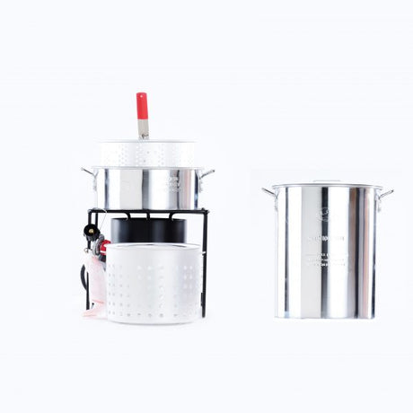 King Kooker Portable Propane Outdoor Deep Frying/boiling Package With 2 Pots